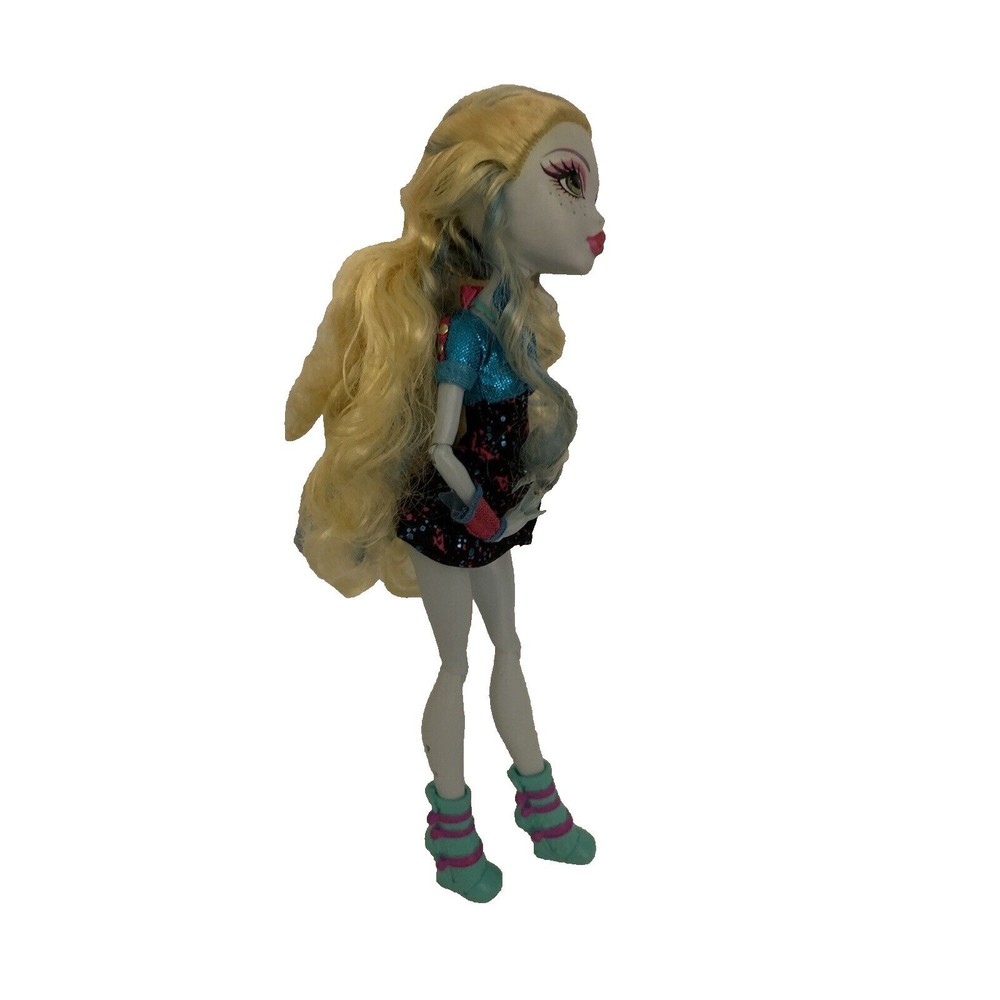 Monster High Doll Ghouls Night Out Blue Lagoona Blonde Hair - One Earring - Picture 9 of 11
